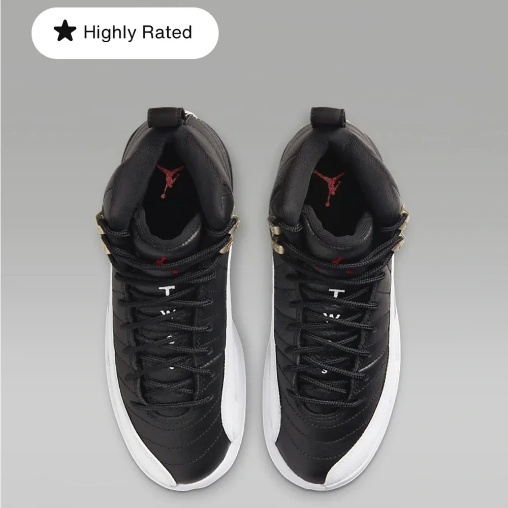 Nike Air Jordan 12 Retro "Playoffs" sneakers size 10 - Picture 4 of 8